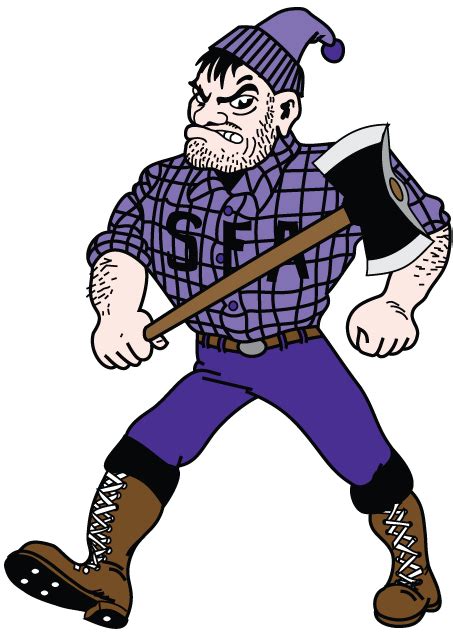 Stephen F Austin Lumberjack team mascot